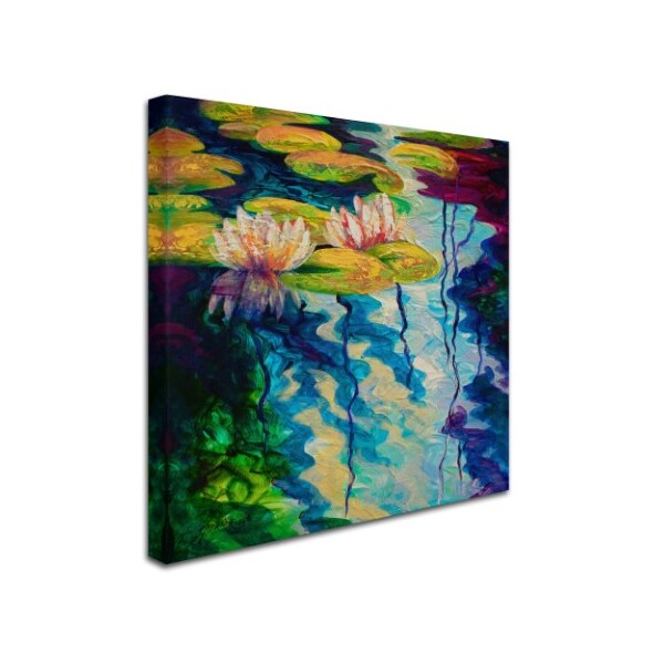 Marion Rose 'Lily Pond I' Canvas Art,14x14